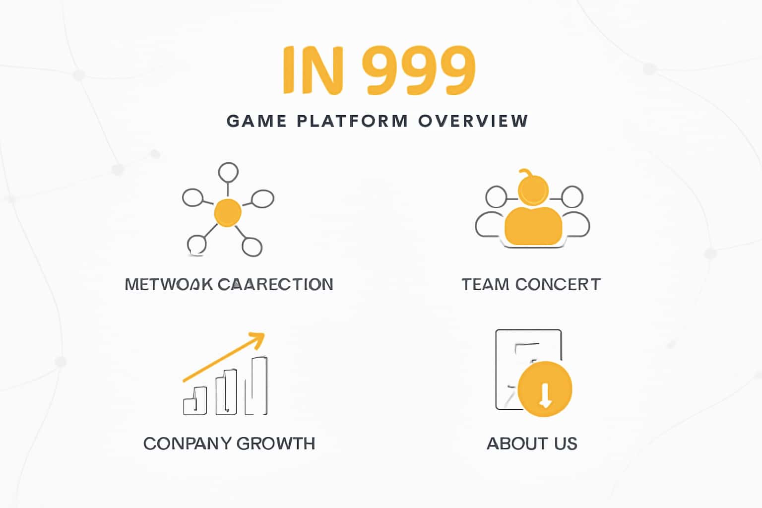 IN 999 Game Platform Overview Interface
