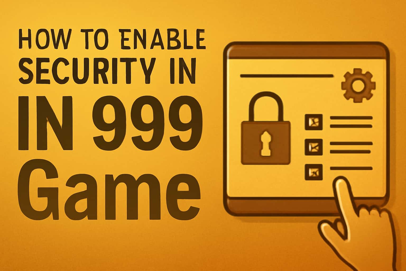 A futuristic representation of security features in the IN 999 Game.