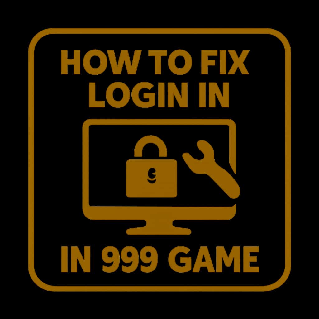 Icon representing login assistance for IN 999 Game.