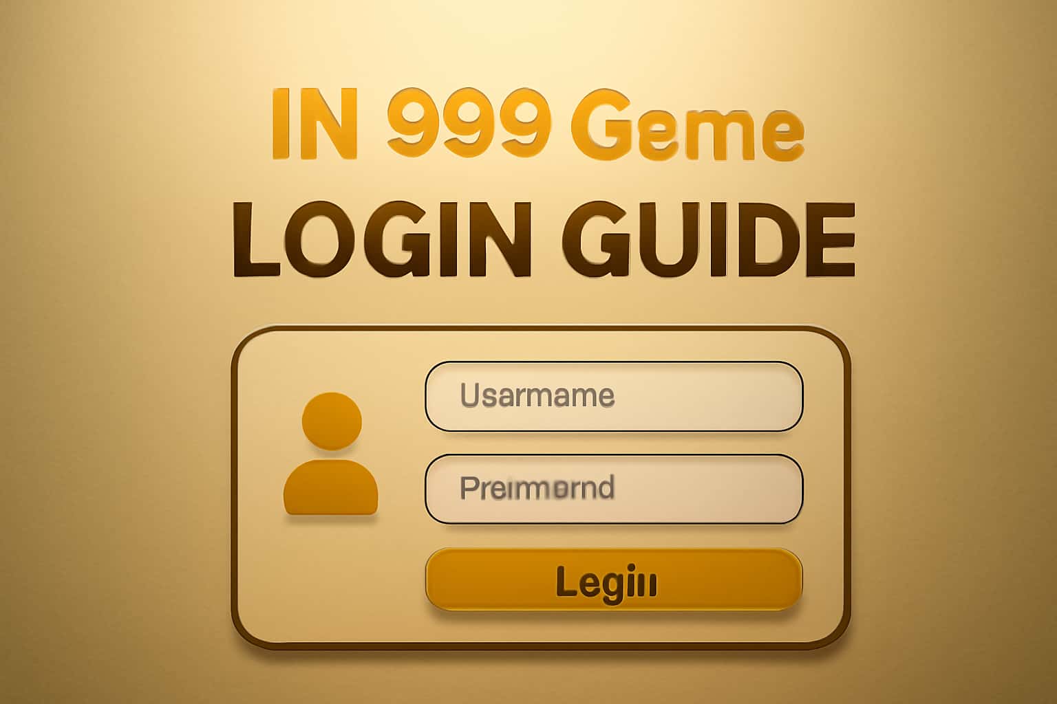 An informational scene related to the IN 999 Game Login Guide showcasing relevant text.