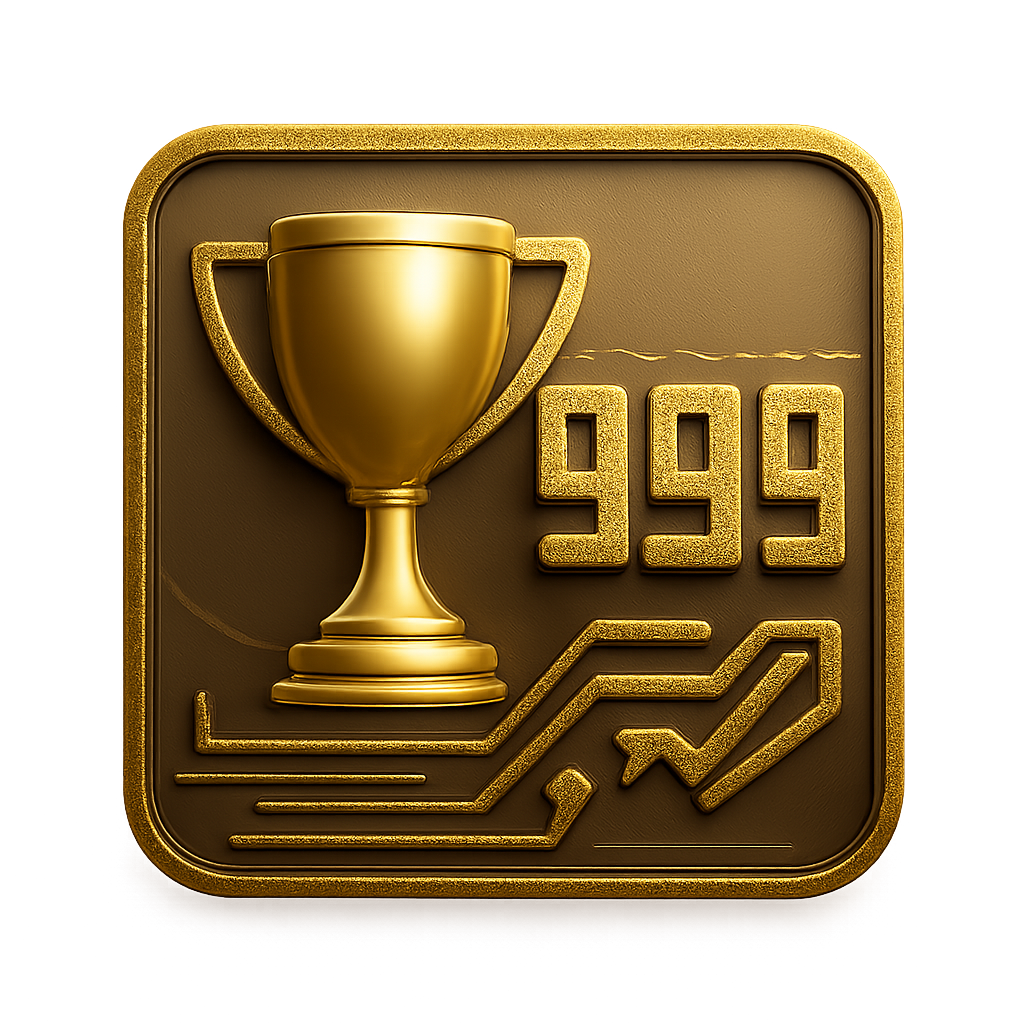 A badge icon symbolizing security for IN 999 Game, displaying the title prominently.