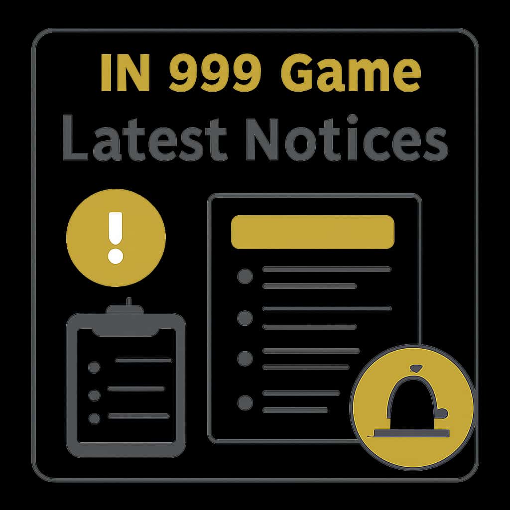An educational illustration regarding Latest IN 999 Game Notices.
