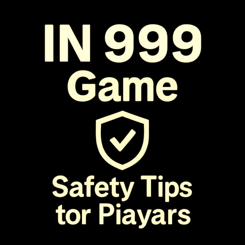 An icon representing safety tips for IN 999 Game players.